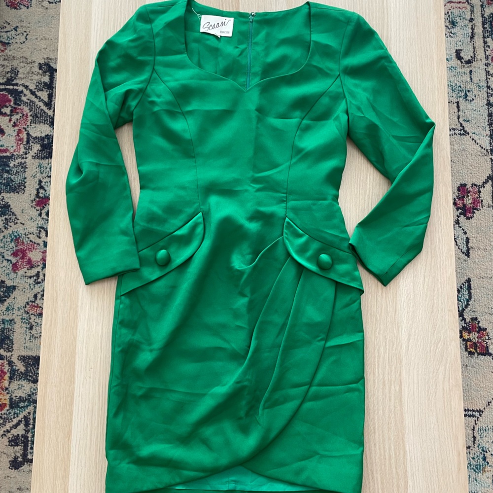 Scassi Green Vintage Dress